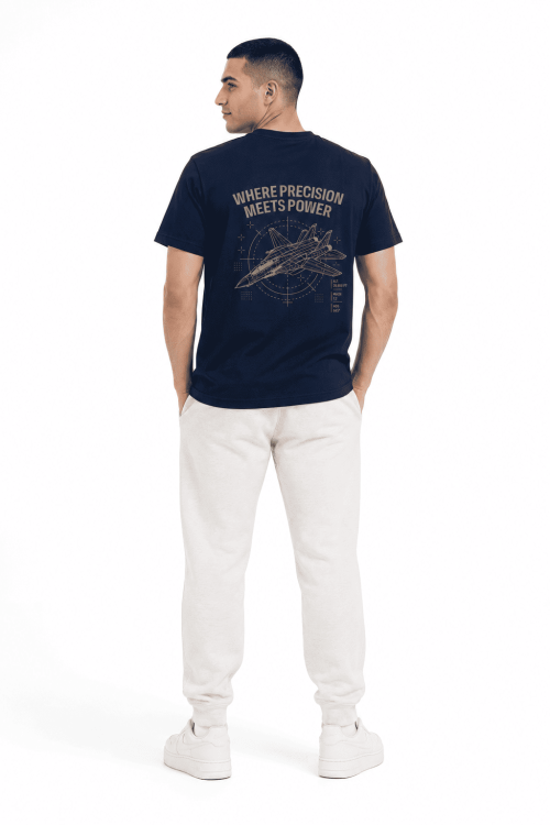 OSO F-16 Navy Oversized T-Shirt